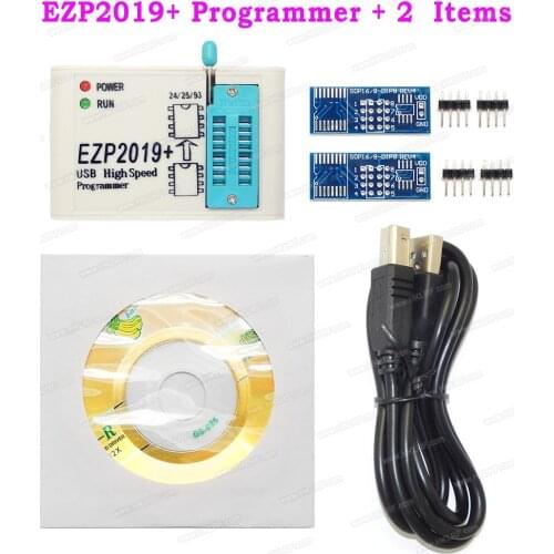 20pcs/Lot EZP2019+ USB Programmer Support 24 25 93 EEPROM Flash Bios Chips SPI Programmer