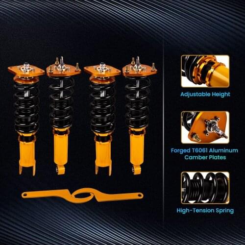 Coil Spring Shock Coilovers Suspension for NISSAN 370Z Z34 2009-2016 Shock Absorber Adjustable Height