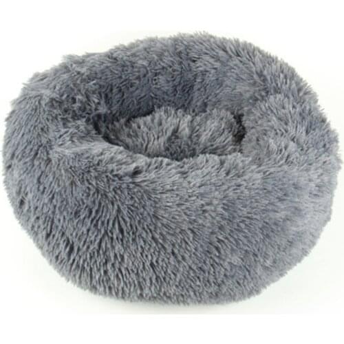 S/M/L/XL/XXL Size Autumn And Winter Thickening South Korean Plush Round Pet Nest Mat Cat Litter Kennel Long Plush Pet Nest