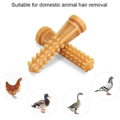 50 Pcs New Poultry Duck Plucking Machine Hair Removal Tools Efficient Plucking Glue Stick Plucker Strong Durable Material