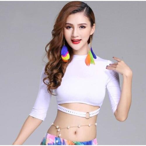 New arrival Modal belly dance top for woman belly dance wear 4colors M L 1012