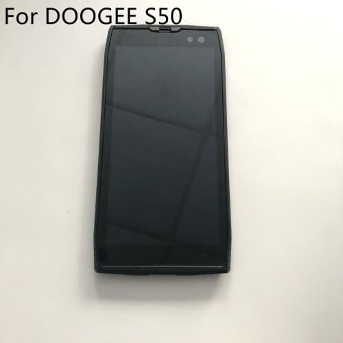 DOOGEE S50 Used LCD Display Screen + Touch Screen + Frame For DOOGEE S50 4+32GB MTK6763T 5.7 inch 1440x720 Smartphone
