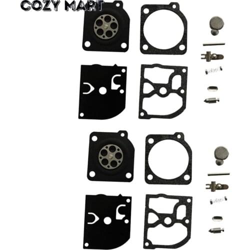 2sets Carburetor Repair Rebuild Diaphragm Kit For HUS 136 137 141 142 S25AV S25DA PP221LE 730 735 740 RB-137 Carb