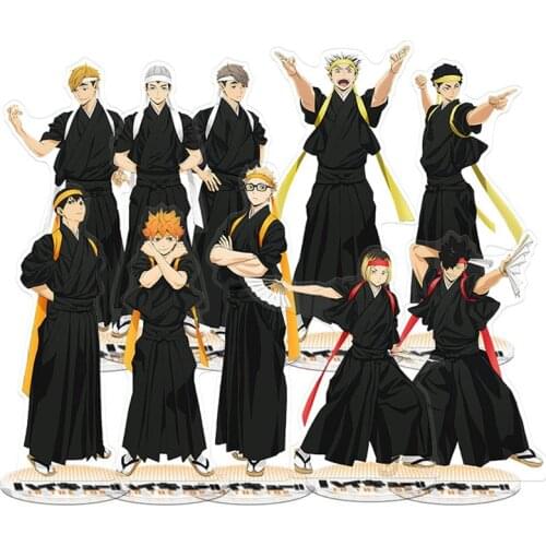 21cm Anime Haikyuu!! Acrylic Stand Model Toys Double-side Printed Desk Action Kimono Figures Comic Exhabition Decor Ornaments