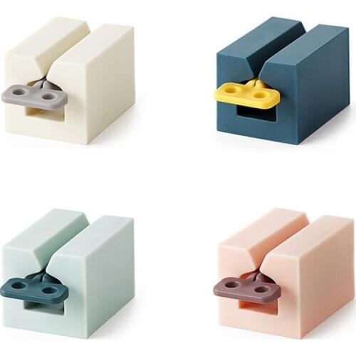 4 Colors Home Plastic Toothpaste Tube Squeezer Easy Dispensing Bearing Holder Bathroom Supply Tooth Cleaning Accessories