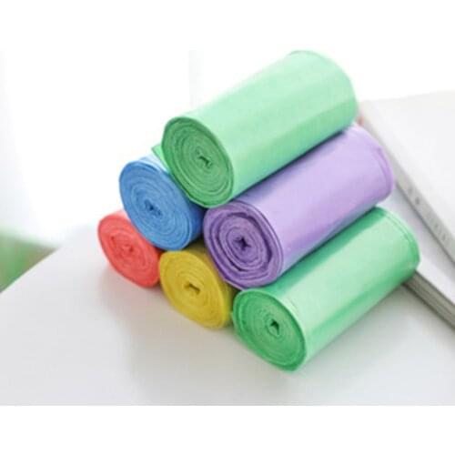 Multi-color Large Trash Bags Garbage Bags Bathroom Bedroom Office Strong Multipurpose Bags for Trash Can Garbage Bin Pure PE