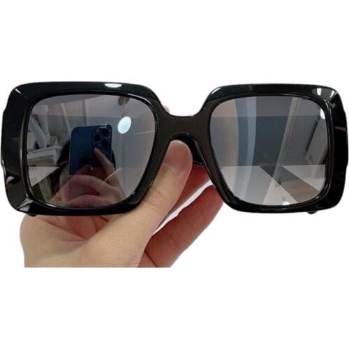 New Style Square All-Match Women Men Sunglasses Acetate Frame Mirror Gradient Lens Eyewear Gafas De Sol Para Hombres Y Mujeres