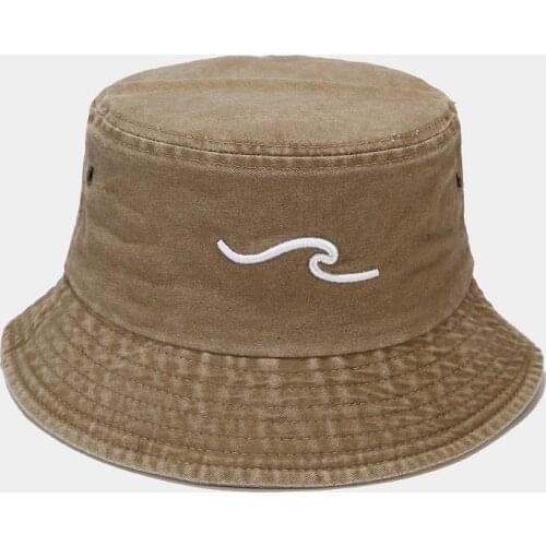 Fashion Cotton Wild Bucket Hat Mountain Range Printed Bucket Hats Summer Fishermans Hat Men Fisherman Hats Fishing Hats D110