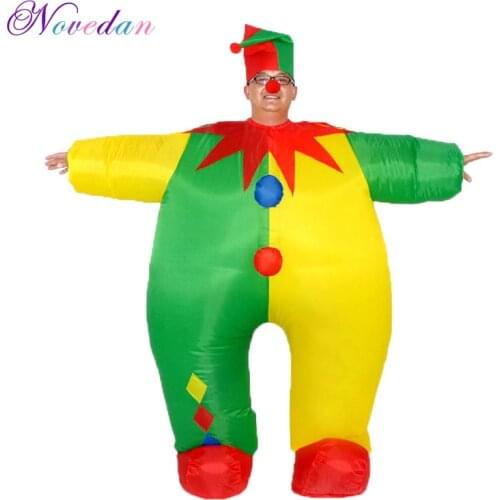 Adult Cartoon Toy Inflatable Costume Halloween Party Carnival Cosplay For Women Men Clown Fancy Inflatable Costume