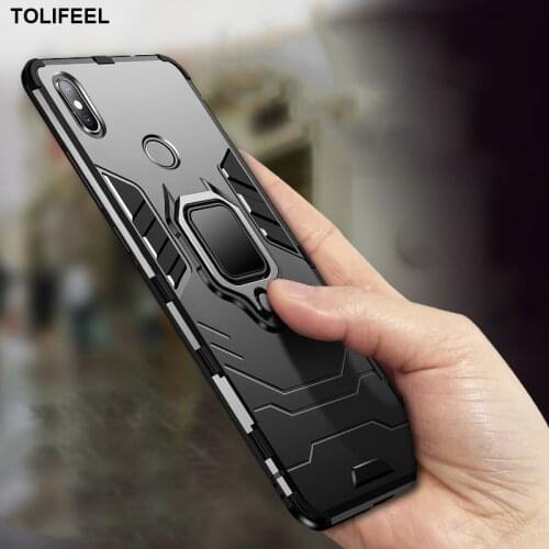 Shockproof Armor Case For Xiaomi Mi MiX 2 2S Cases Stand Holder Magnetic Car Ring Phone Back Cover For Xiaomi MiX 2S Mix2 Coque