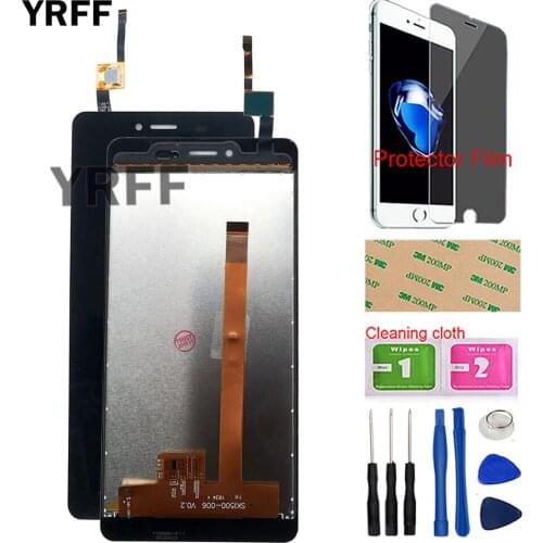 5.0" LCD Display Touch Screen For Philips S326 LCD Display Touch Sensor Glass Assembly Tools Tape + Protective Film