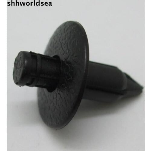 Shhworldsea 500pcs POM Black Push-TypeRetainer For Nissan 80999 05N07 For Toyota 90467 07043 For Suzuki For Mitsubishi