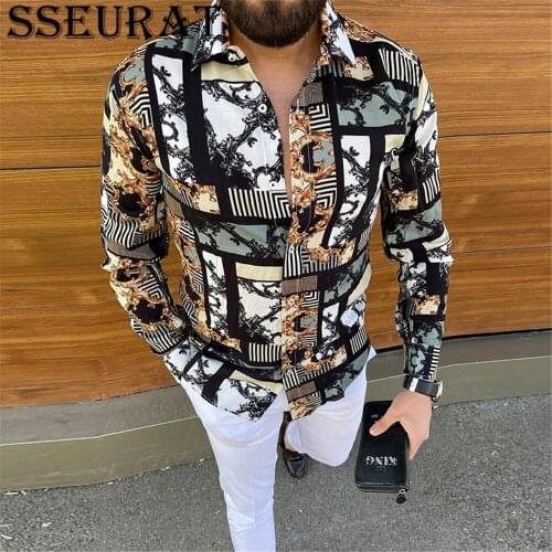 SSEURAT Men's Long Shirts