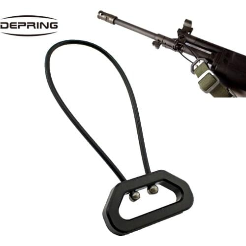 Tactical Wire Loop Universal 3.25" Wire Loop Adapter Versatile Sling Attachment Points for Rifle Handguns Shotgun Accessories