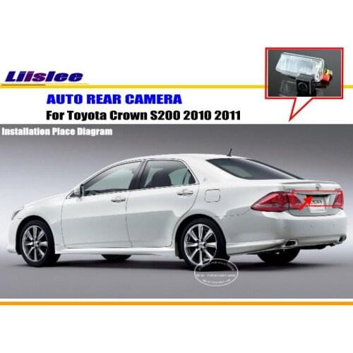 Car RearView Camera / Backup Parking Camera For Toyota Crown S200 2010 2011 License Plate Light CAM HD CCD Night Vision