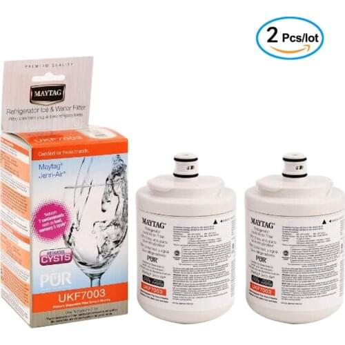 Replace Maytag Jennair UKF7003 UKF7003AXX refrigerator water filter 2 pack