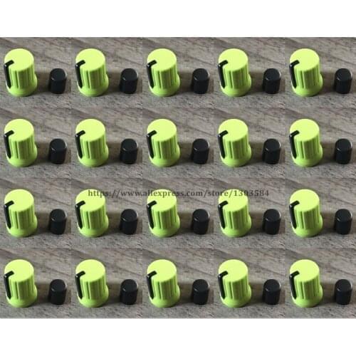 20PCS Green Rotary Control Knob For Pioneer XDJ-RX R1 RZ AERO DJM-T1 S9 DIY DJ