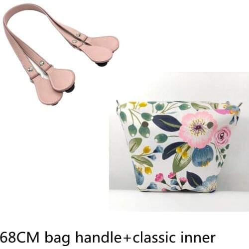 1 Set Classic Size Accessories Long Handles 68 cm Tear Drops And Standard Insert Inner Bag For Obag 2021