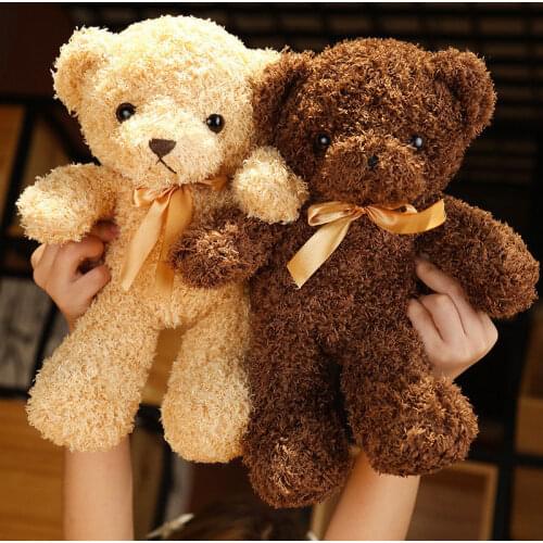 1pc 30CM Kawaii Teddy Bear Plush Toy Cute Stuffed Soft Animal Bear Dolls for Kids Baby Children Birthday Gift Valentines Gift