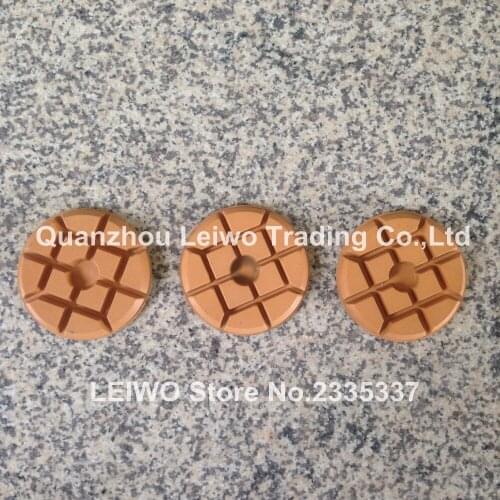 3 Pcs/Lot Grit 800 Typhoon Resin Diamond 4 inch (100 mm) Floor Polishing Pad Stone Granite Marble Concrete Wet Thickness 10 mm