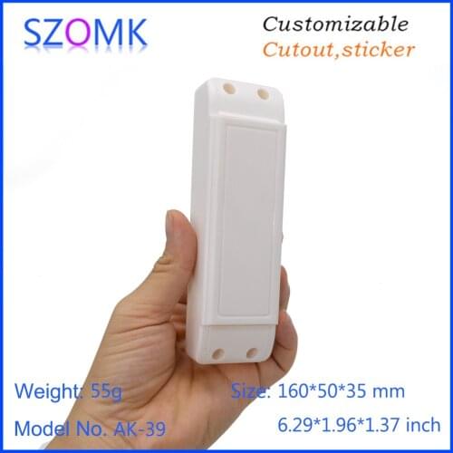 4 pcs, 160*50*35mm SZOMK led driver power supply plastic enclosure box for electronics controller casing LED plastic casing