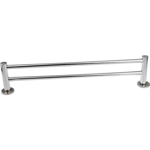 600mm Double Towel Rod Rail Rack Stainless Steel Bathroom Wall Mounted Bar