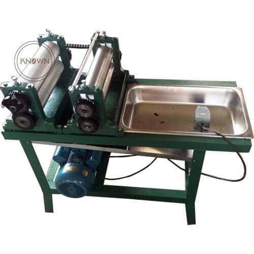 86*450mm electric beeswax foundation sheet maker and embosser machine
