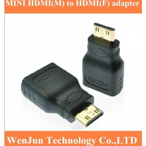 Free shipping HDMI to MINI HDMI conventer adapter MINI HDMI(M) to HDMI(F) adapter MINI HDMI2HDMI