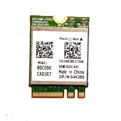 JINYUSHI for QCNFA222 AR5BWB222 PCIE 802.11a/b/g/n bluetooth 4.0 wireless card for Dell and Acer V3-371 E5-571G V5-573G VN7-591G