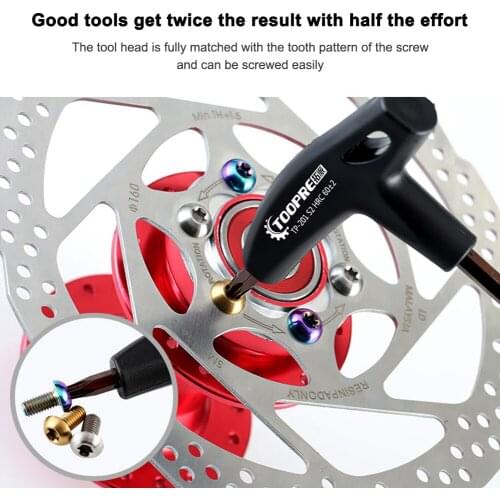 T25 Handle Torx Wrench Mountain Bike Disc Brake Screw Installation And Removal Wrench Bicycle Outdoor Protable Repair Tools HOT