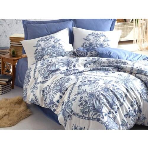 Cottonbox Bohemian Egina Double Personality Duvet cover set Blue