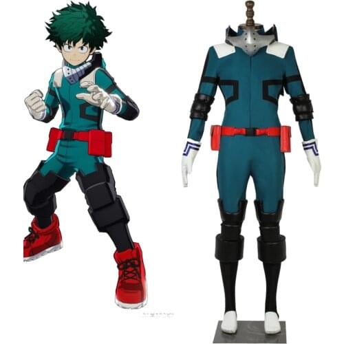 Cosplaydiy My Hero Academia Boku no Hero Akademia Izuku Midoriya Cosplay Costume Adult Midoriya Izuku Version 2 Suit L320