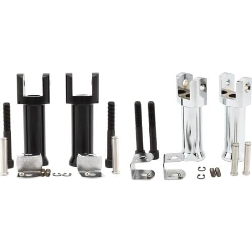 Left & Right Foot Pegs Supports Suitable for Harley Davidson Deluxe Fat Boy Breakout Models 2018 2019 2020 2021