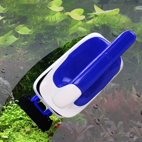 Practical Floating Magnetic Brush Aquarium Fish Tank Glass Algae Scraper Cleaner Tool Aquarium Magnetic Cleaner Magnets Brush