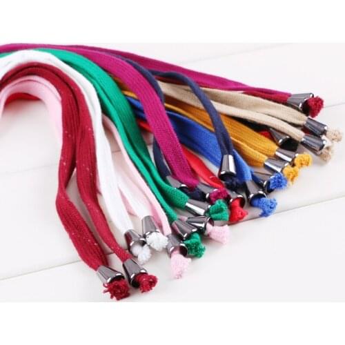 Solid Color Simple Practical Finished Rope Belt For Trousers Waist Clothes Hats Accessories Material