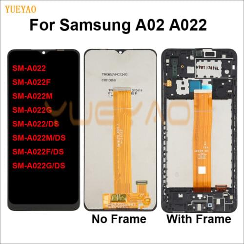 6.5'' For Samsung Galaxy A02 SM-A022 A022m LCD Display Touch Screen Digitizer Full SM-A022FN/DS SM-A022F/DS SM-A022G/DS Display