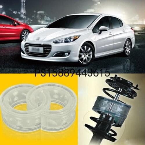 2pcs Power Front /Rear Shock Suspension Cushion Buffer Spring Bumper For Peugeot 308