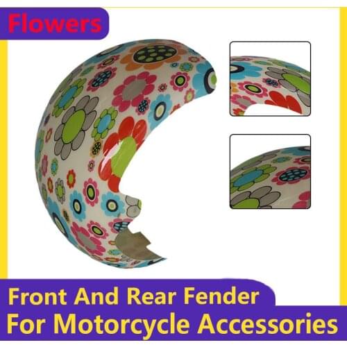 Flowers For Citycoco Electric Scooter Plastic Parts Citycoco Fender Shell Flaps Front and Rear Fender Mudguards