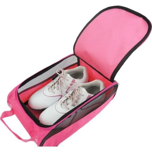 Durable Golf Shoe Package Zipper Travel Carrier With Mesh Ventilation Golf Accessory golf bags light and practical New