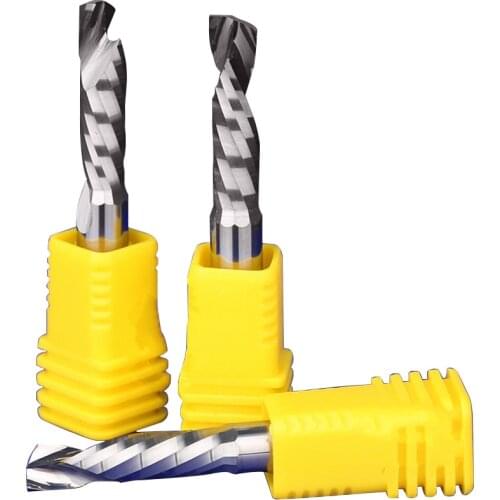 AAA series UP DOWN One Flutes Composite Cutter Wood Cutter End Mill Woodworking Milling Engraving Machine Cnc Router Bit