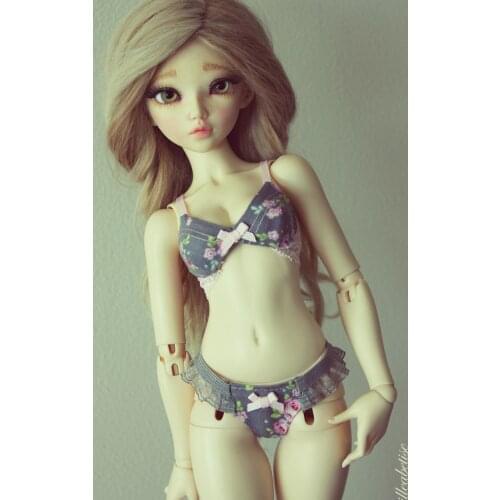 Bjd doll 1/4 girl chloe double joint doll