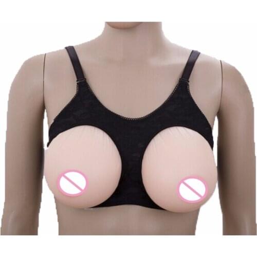 Silicone Artificial Breast Form 1200g/Pair Fake False Chest Prosthesis For Crossdresser And Trandsgender