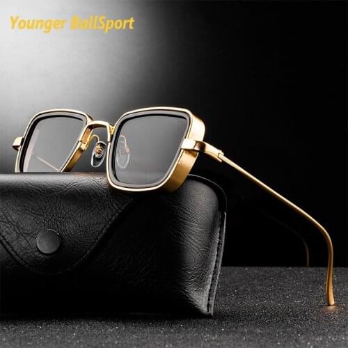 Cycling sunglasses sport sunglasses Polarized Sunglasses Retro Thick-Edged Metal Frame Trendy Sunglasses Fishing glasses cloth