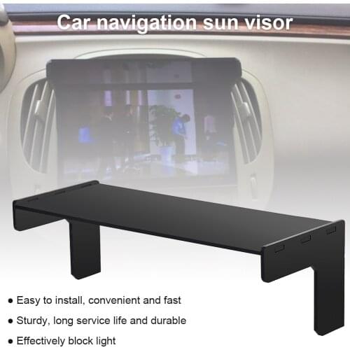 Car GPS Sunshade Cover For 8 Inch Universal Barrier Light Cover Car GPS Navigation Screen Sun Shade Visor Sunshade Hood