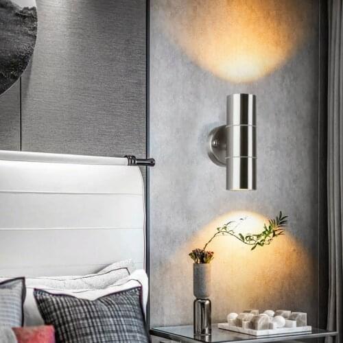 Led wall lamp outdoor light IP65 304 stainless steel led wall light bedroom garden wall sconce corner porch lighting decoration