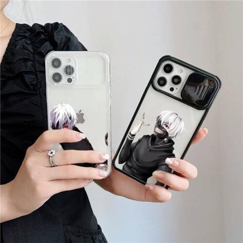 Tokyo Ghoul Trendy Anime Kaneki Ken Phone Case for iPhone 11 12 pro mini 7 8 Plus X XR XS Max Shockproof Bumper Clear Back Cover