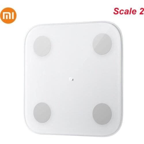 Xiaomi 2.0 Smart Bluetooth-compatible Body Fat Scale Balance Test Health Data Monitor LED Display Precision Fat Weight Scale