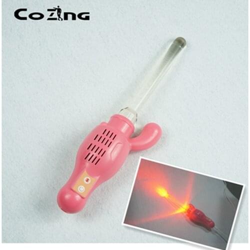 Pelvic floor rehabilitation Therapy Device Masturbator Toy Female Health Massage Wand With Red Cold Light