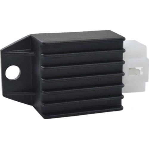 Scooter/MotoRcycle Black Voltage Regulator Rectifier Quad ATV Go Kart Moped Scooter Pit Dirt Bike For 50CC 70CC 90CC 110CC 125CC