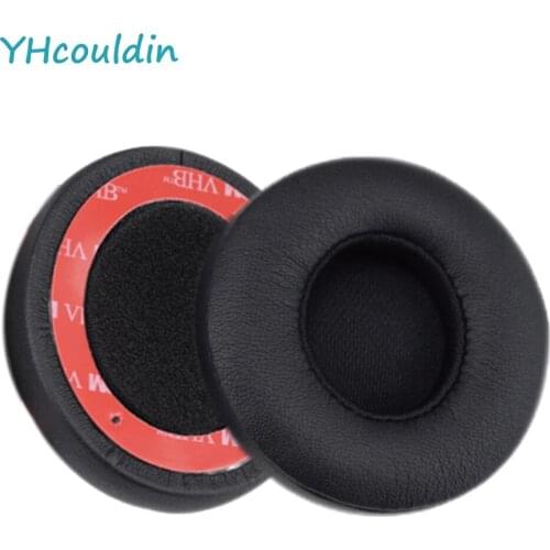 YHcouldin 5 Colors Available Replacement Ear Pads for Beats Solo 2.0 Wired Headphones Protein Leather Ear Cushions Earpads Cover